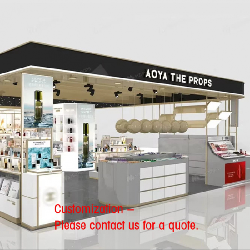 Luxury Skincare Retailers - 맞춤형 고급 화장품 키오스크 소매용 뷰티