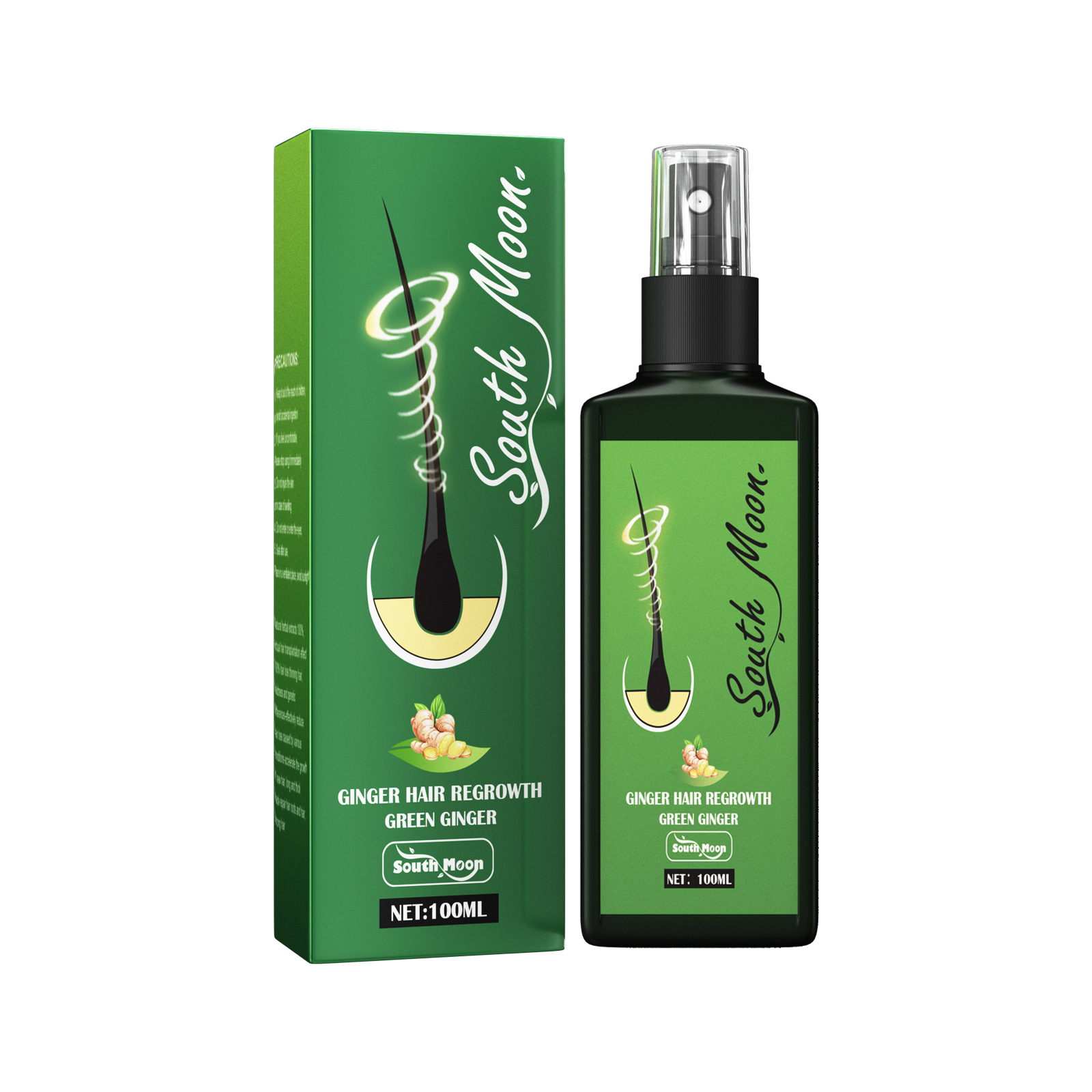 사우스 문 진저 헤어 그로우 스프레이 모근 강화 및 모 - Growth Factor Serum 리뷰 및 가격