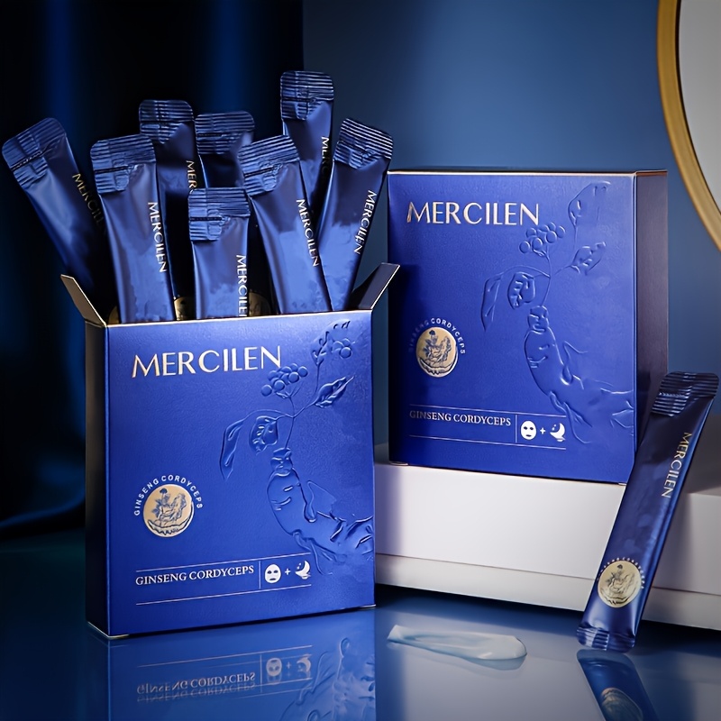 메르실렌 인삼 동충하초 콜라겐 고급 탄력 및 보습 마스 - Luxury Skincare Aesthetic 리뷰 및 가격