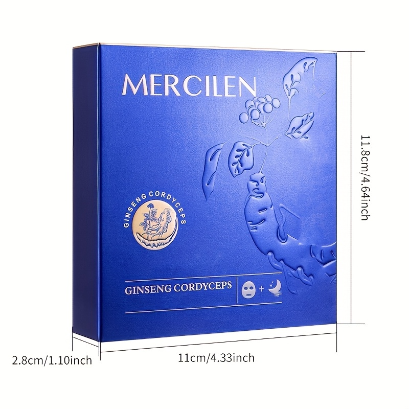 메르실렌 인삼 동충하초 콜라겐 고급 탄력 및 보습 마스 - Luxury Skincare Aesthetic 리뷰 및 가격
