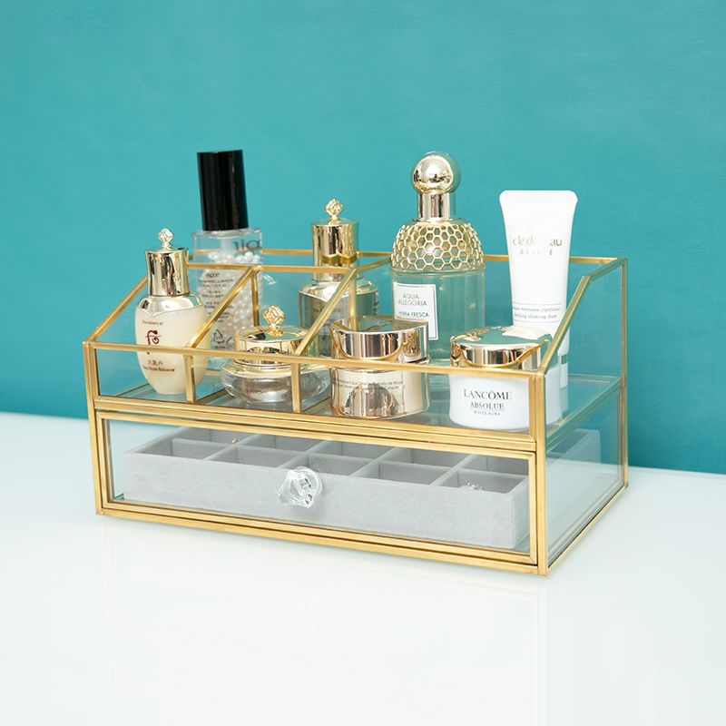노르딕 라이트 럭셔리 유리 화장품 보관함 드레서 데스크 - Luxury Skincare Products 리뷰 및 가격