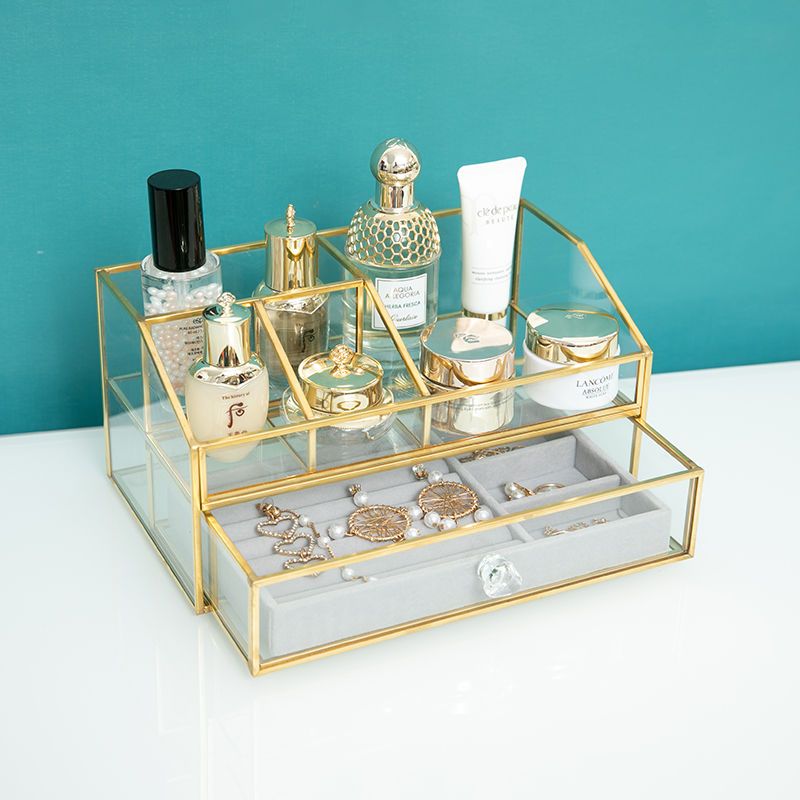 노르딕 라이트 럭셔리 유리 화장품 보관함 드레서 데스크 - Luxury Skincare Products 리뷰 및 가격