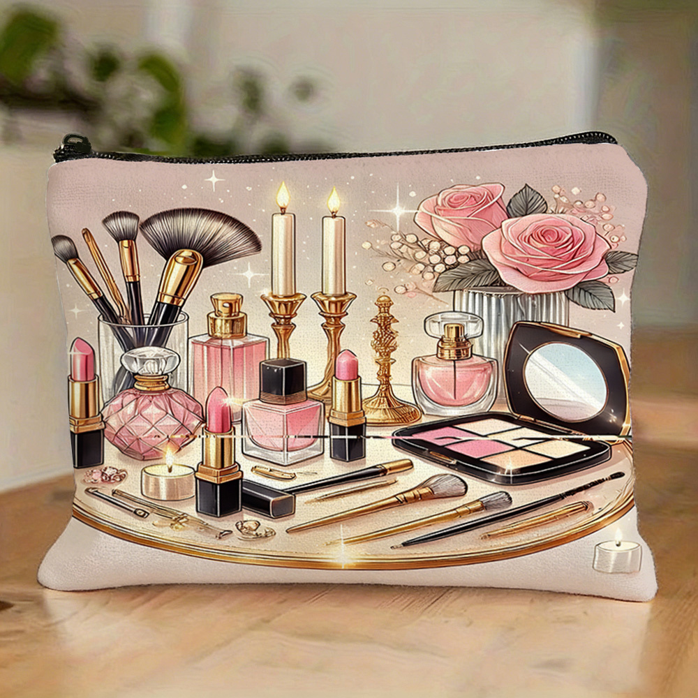 1개 신상 빈티지 고급 화장품 가방 프린트 대용량 지퍼 - Luxury Skincare Organizer 리뷰 및 가격